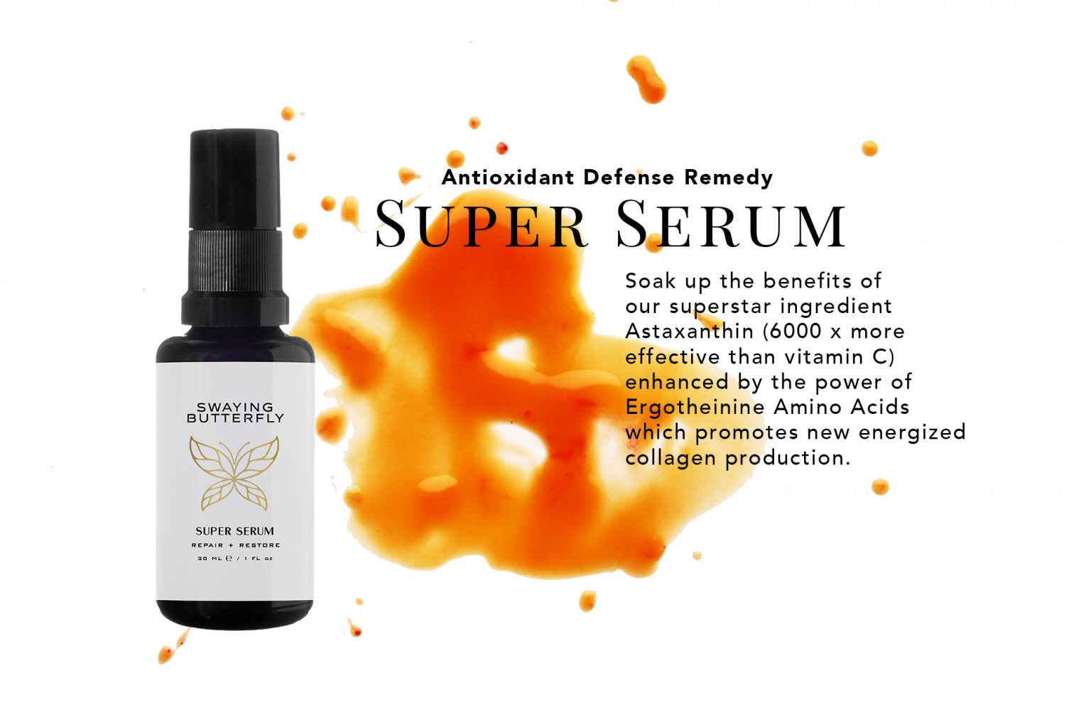 Astaxanthin for Skin Care Swaying Butterfly