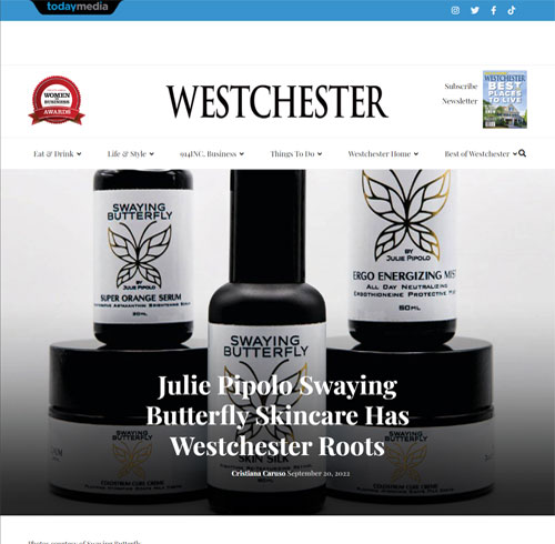Westchester Magazine - Swaying Butterfly Review